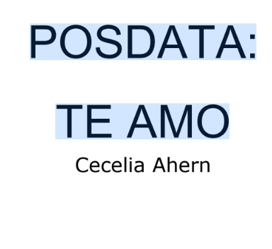 POSDATA:  TE AMO