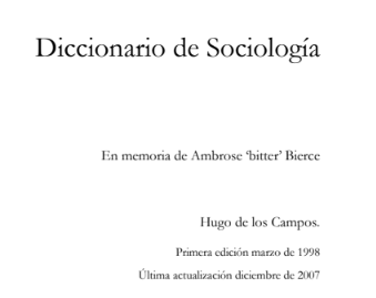 DICCIONARIO DE SOCIOLOGÍA