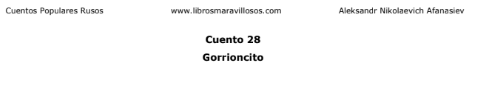 GORRIONCITO