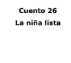 LA NIÑA LISTA