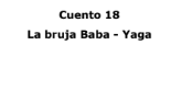 LA BRUJA BABA-YAGA