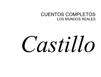 EL CASTILLO